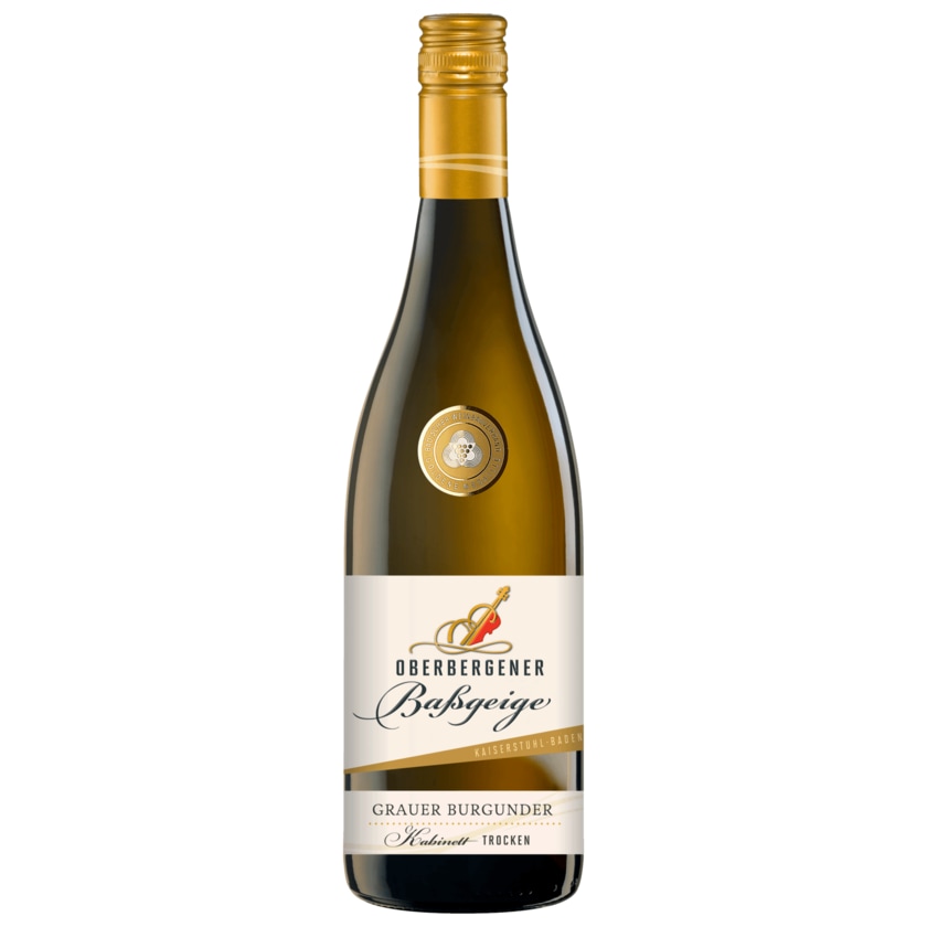 Oberbergener Baßgeige Weißwein Grauer Burgunder trocken 0,75l